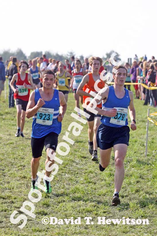 Senior men Karl Taylor (left) and Ross Floyd,  Sherman Cup, Hedley Farm, Tanfield, County Durham.